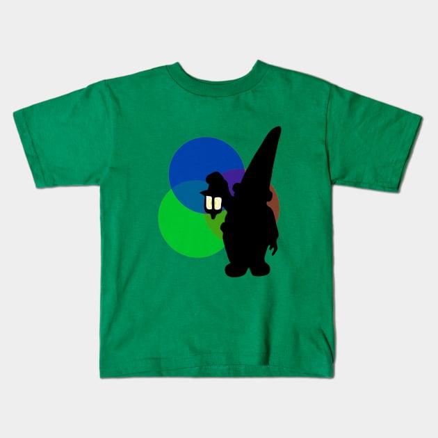 Gnome Lantern Kids T-Shirt by Astrablink7